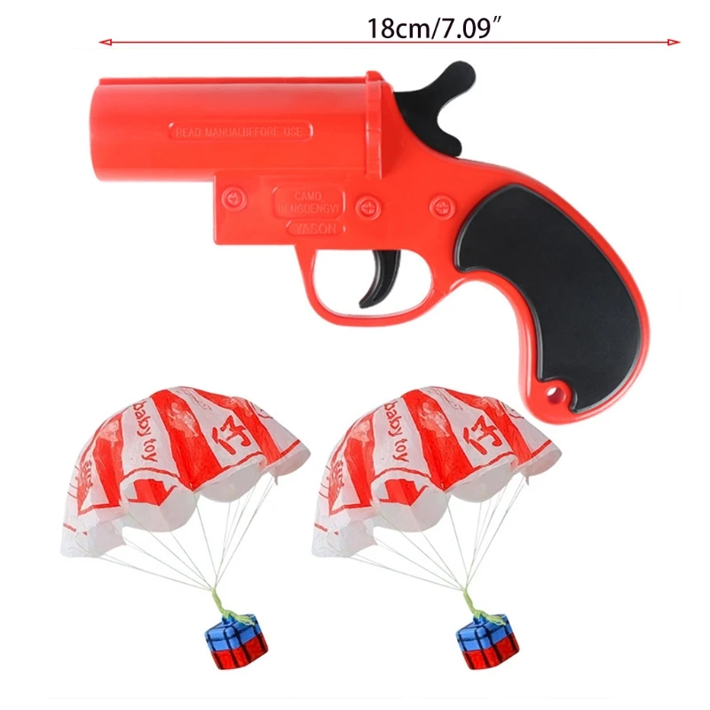 Реалистичные сигнальные пистолеты бросающие парашюты семейные игры дошкольные