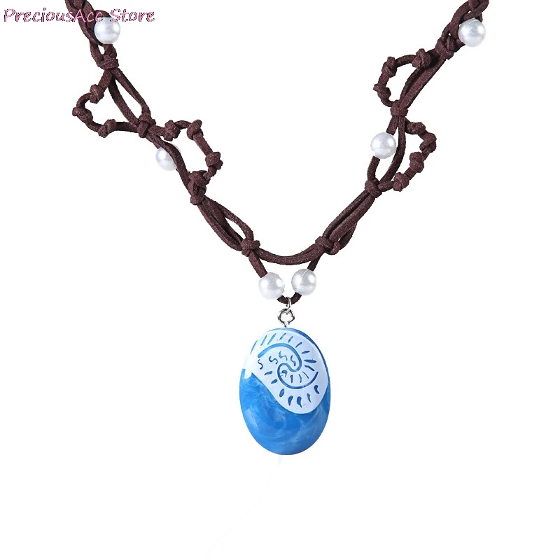 

Girls Women Fashion Moana Necklace Cosplay Pendants Chain Jewelry Necklace