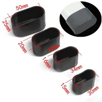 4pcs oval silicone chair leg socks anti slip table floor feet cover protector pads furniture pipe hole plugs home decoration