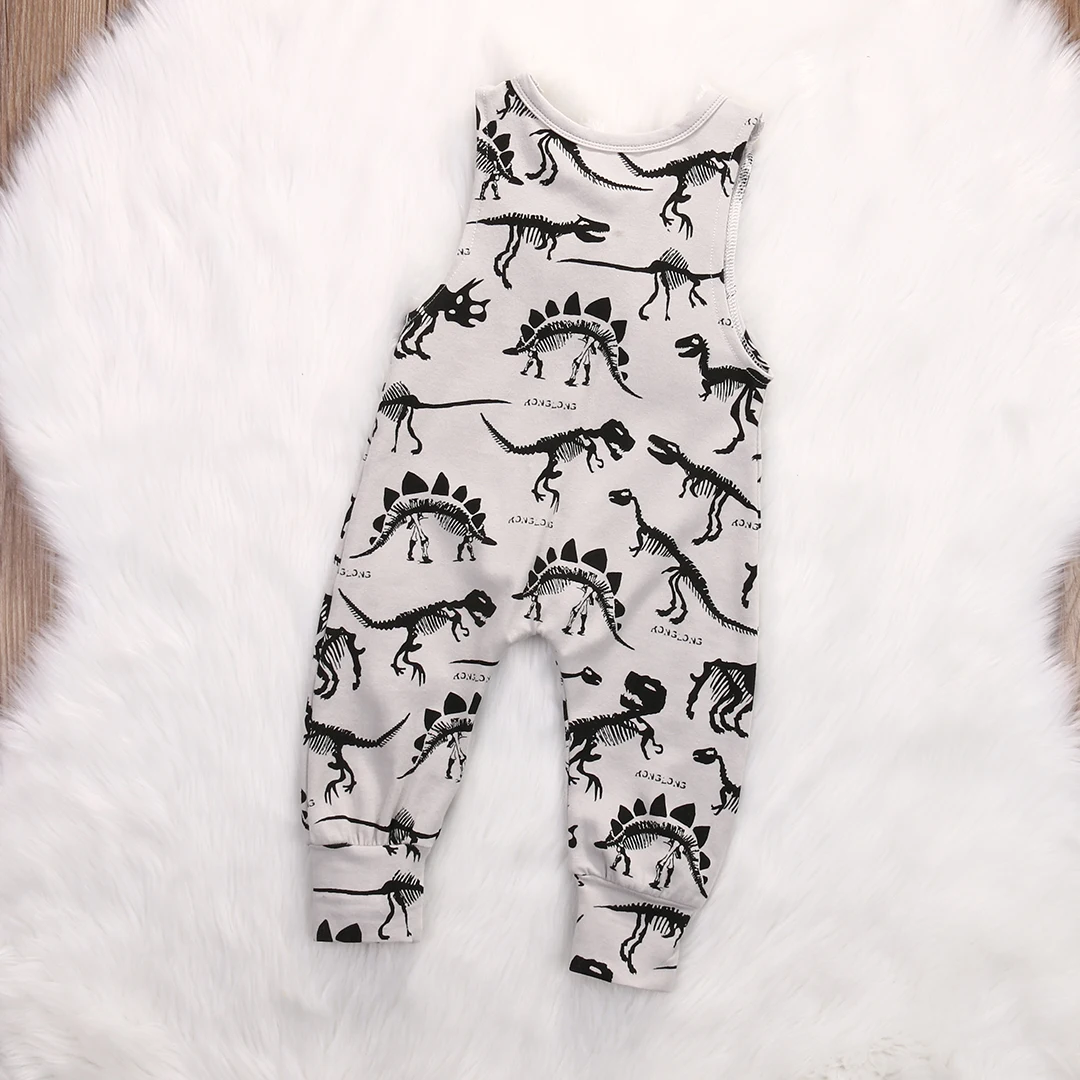 Baby Romper Newborn Toddler Clothes Infant Boy Girl Cartoon Dinosaur Jumpsuit Outfit | Детская одежда и обувь