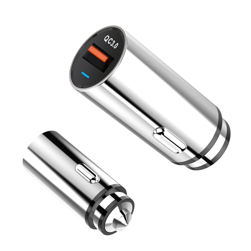 Быстрая зарядка 3 0 USB Автомобильное зарядное устройство адаптер питания