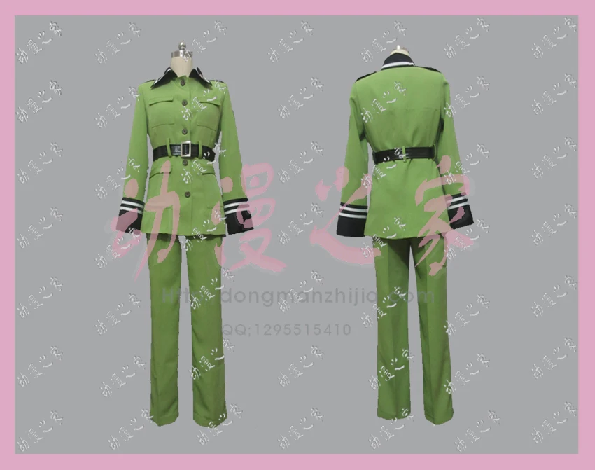 

Sound of the Sky 1121st Platoon/Kanata Sorami Uniform Suit Clothing Adult Halloween Christmas Party Outfit Cosplay Costume