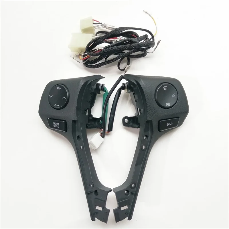 

84250-02560 кнопки Bluetooth телефон Рулевое колесо Кнопка управления звуком для TOYOTA Corolla RAV4 2014 2015 автостайлинг