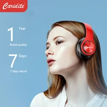Caridite BT39 Wireless Bluetooth Headset With Microphone Foldable Stereo Headset Headset Wireless High-Resolution Audio Headset