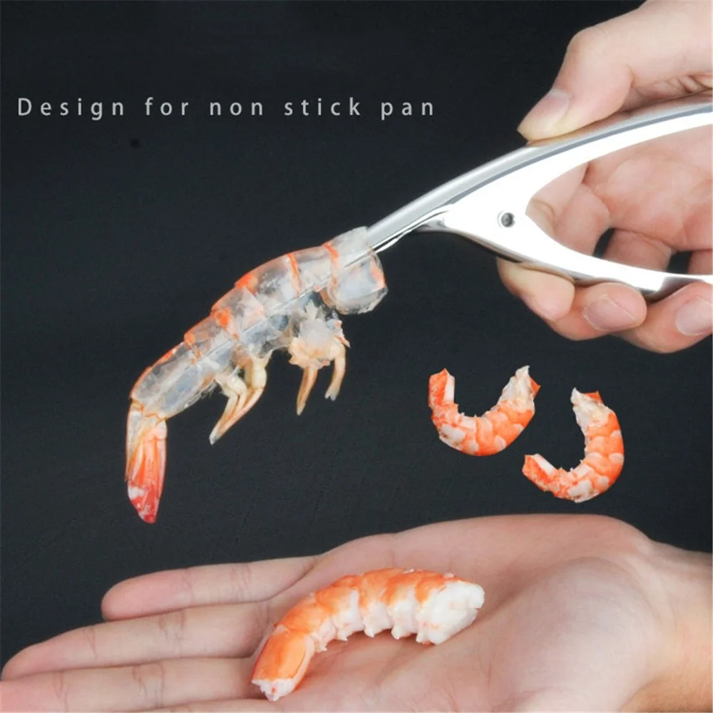 

Prawn Peeler 1 Pcs Stainless Steel Shrimp Prawn Deveiner Peel Device Kitchen Cooking Seafood Peel Shrimp Tools Kitchen Gadgets