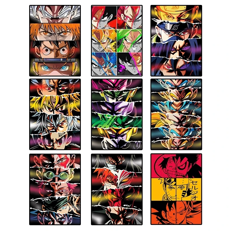 

Anime Canvas Naruto Painting Dragon Ball Home Decoration Wall Art Picture Prints Modular Modern No Frame Poster For Living Room