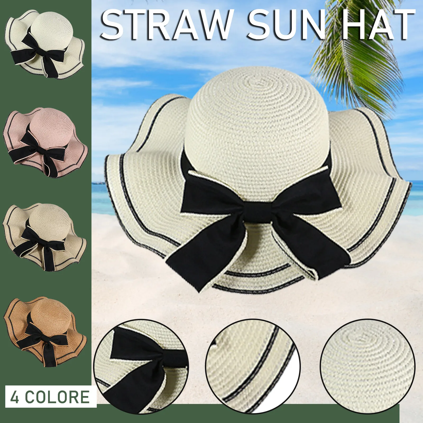 

Adult Summer Hat Women Fashion Sunshade Hat Sun Protection Fisherman's Hat Basin Hat Outdoor Bucket Hat accessoire cheveux E1