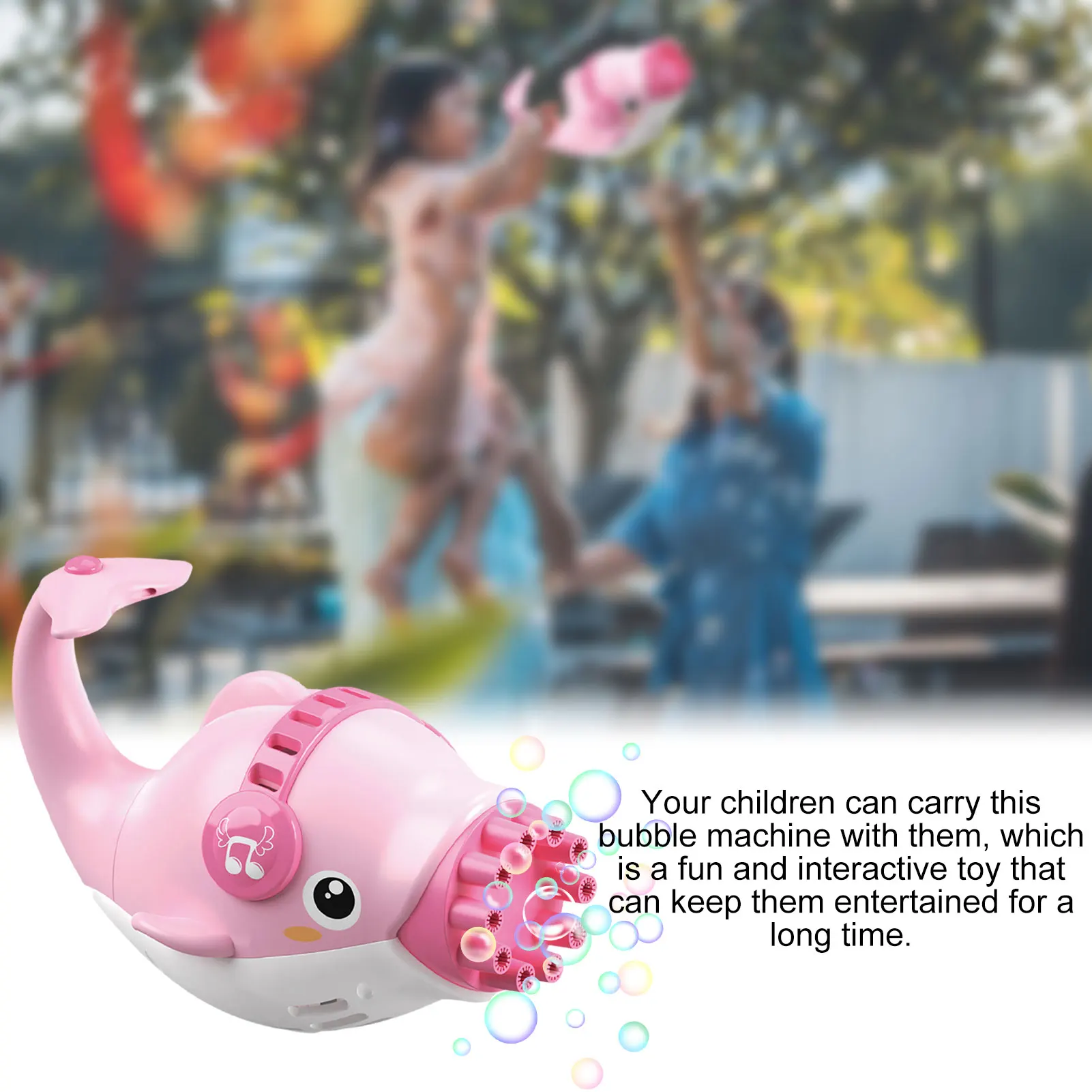 2021 Gatling Cute Dolphin Bubble Machine Multifunctional Automatic Make Blower Electric Maker With Cold Fan Mode |