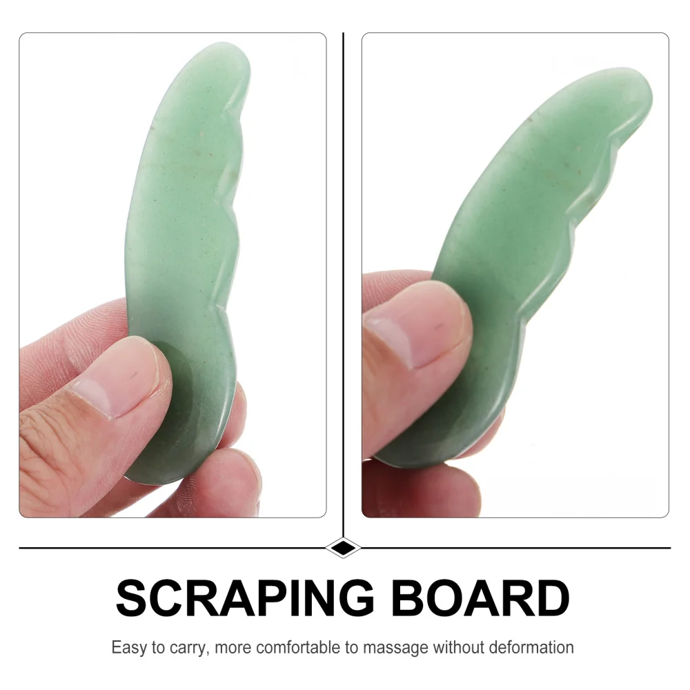 

1Pc Natural Jade Scraping Plate Face Board Comfortable Tool