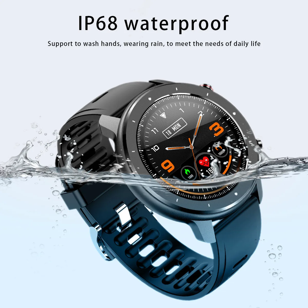 F12 Смарт-часы 1 3 дюймов водонепроницаемый IP68 для телефона Android IOS Apple iPhone смарт-часы