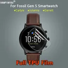 Ультратонкая мягкая Гидрогелевая защитная пленка из ТПУ для Fossil Gen 5 Gen5, умные часы Julianna Carlyle Garrett HR, не стекло