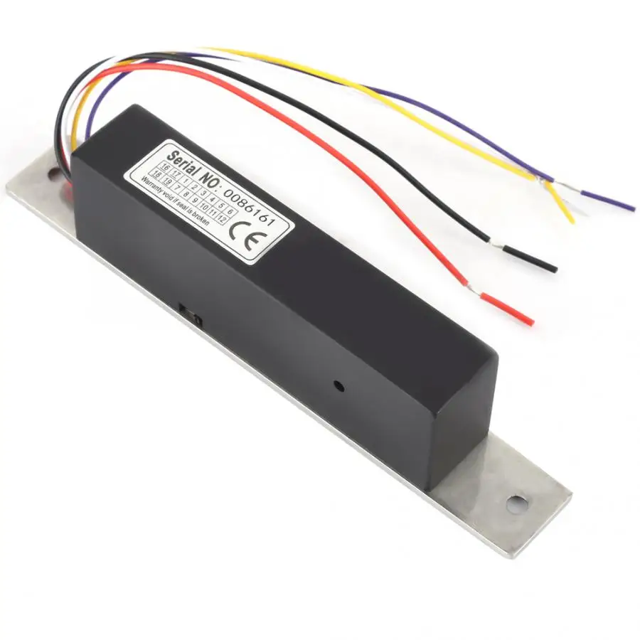 Новый Электрический магнитный дверной замок постоянного тока 12 В/24 В 1000 кг