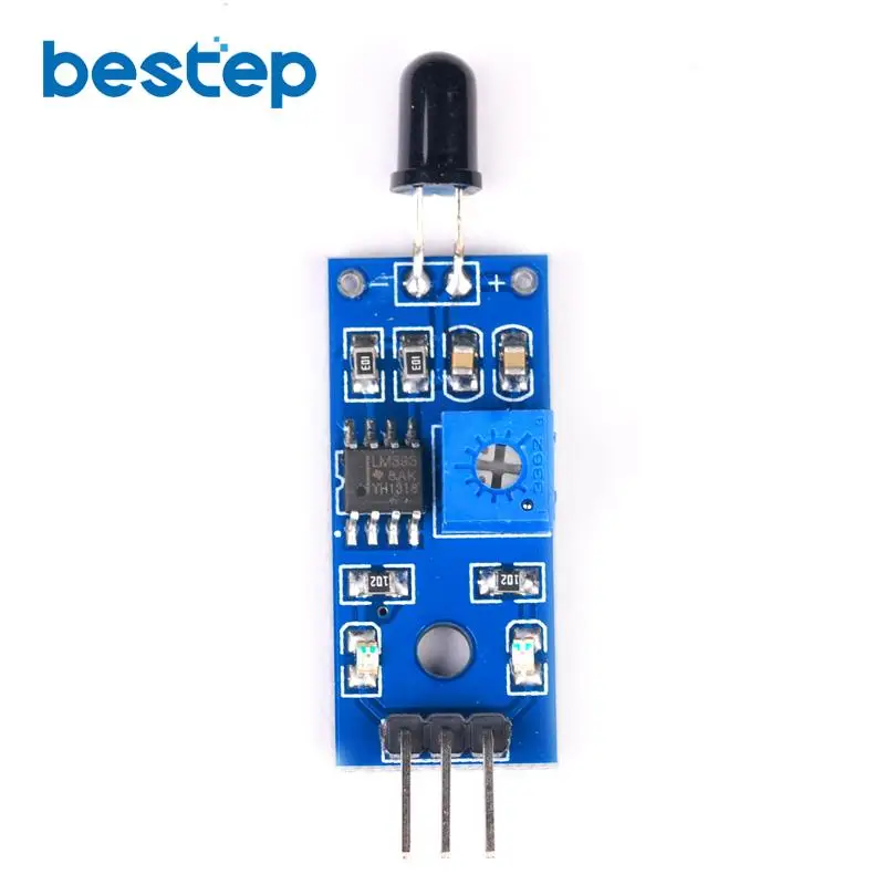 LM393 3Pin 4Pin ИК модуль датчика обнаружения пламени детектор огня инфракрасный