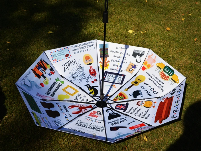 ТВ-серия с героями мультфильмов Friends складной зонтик от дождя и солнца