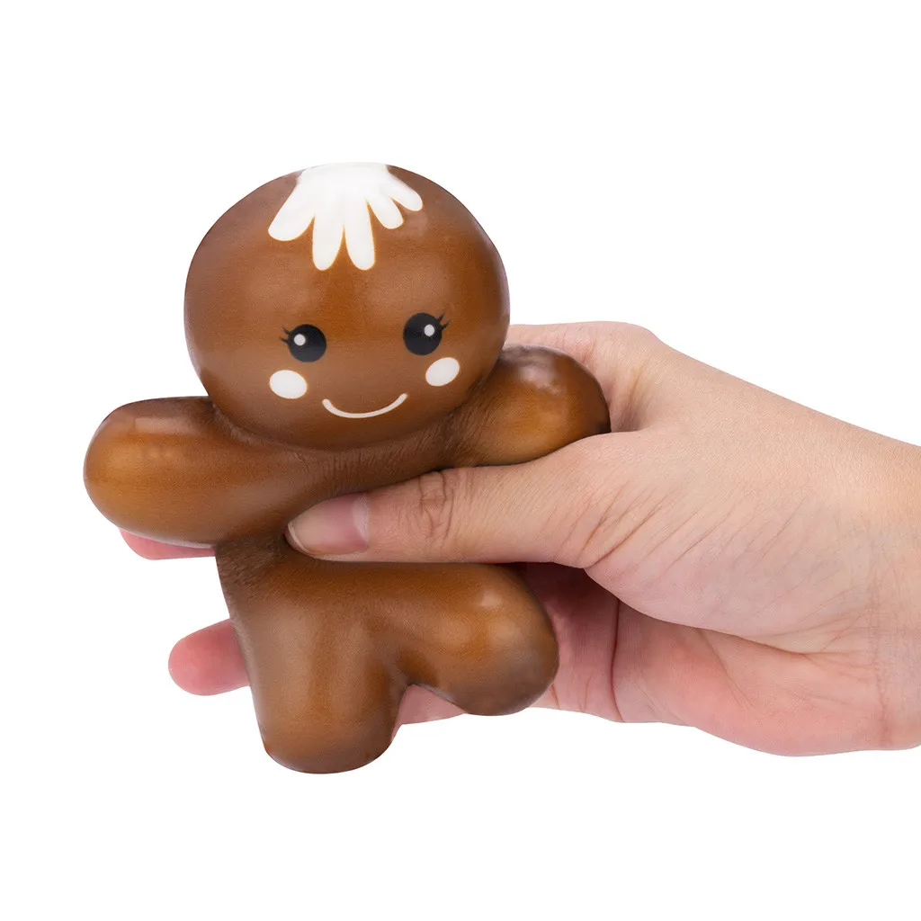 Сжимаемая игрушка Kawaii Рождество Санта медленно растет крем Ароматические