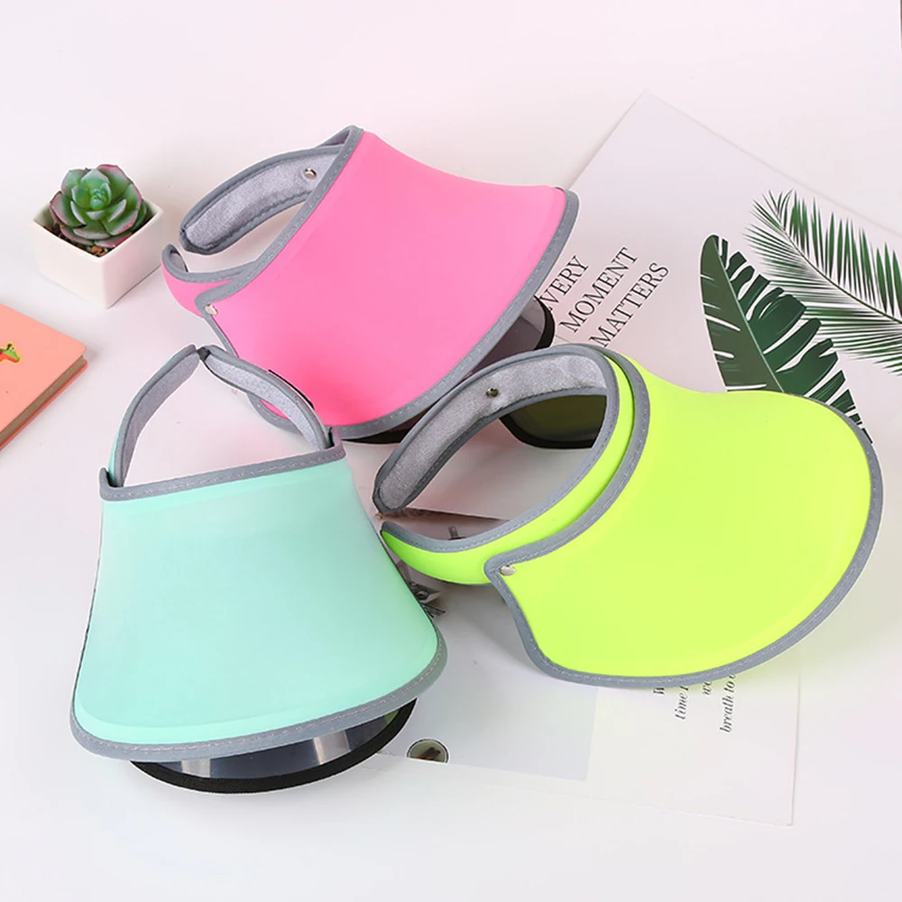 Летние воздухопроницаемые соломенные шляпы от солнца без топа регулируемые