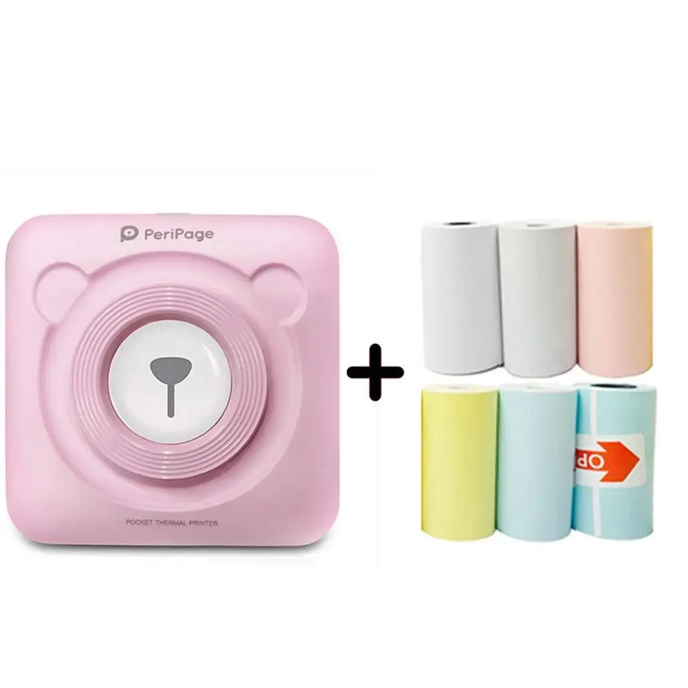 

Thermal Portable Bluetooth Printer 58mm Mini Wireless POS Thermal Image Photo Printer For Android IOS Mobile Phone Printers