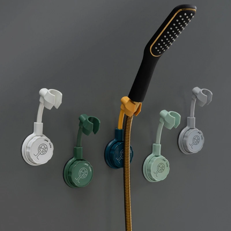 Держатель для душевой лейки на присоске универсальный поворотный держатель душа