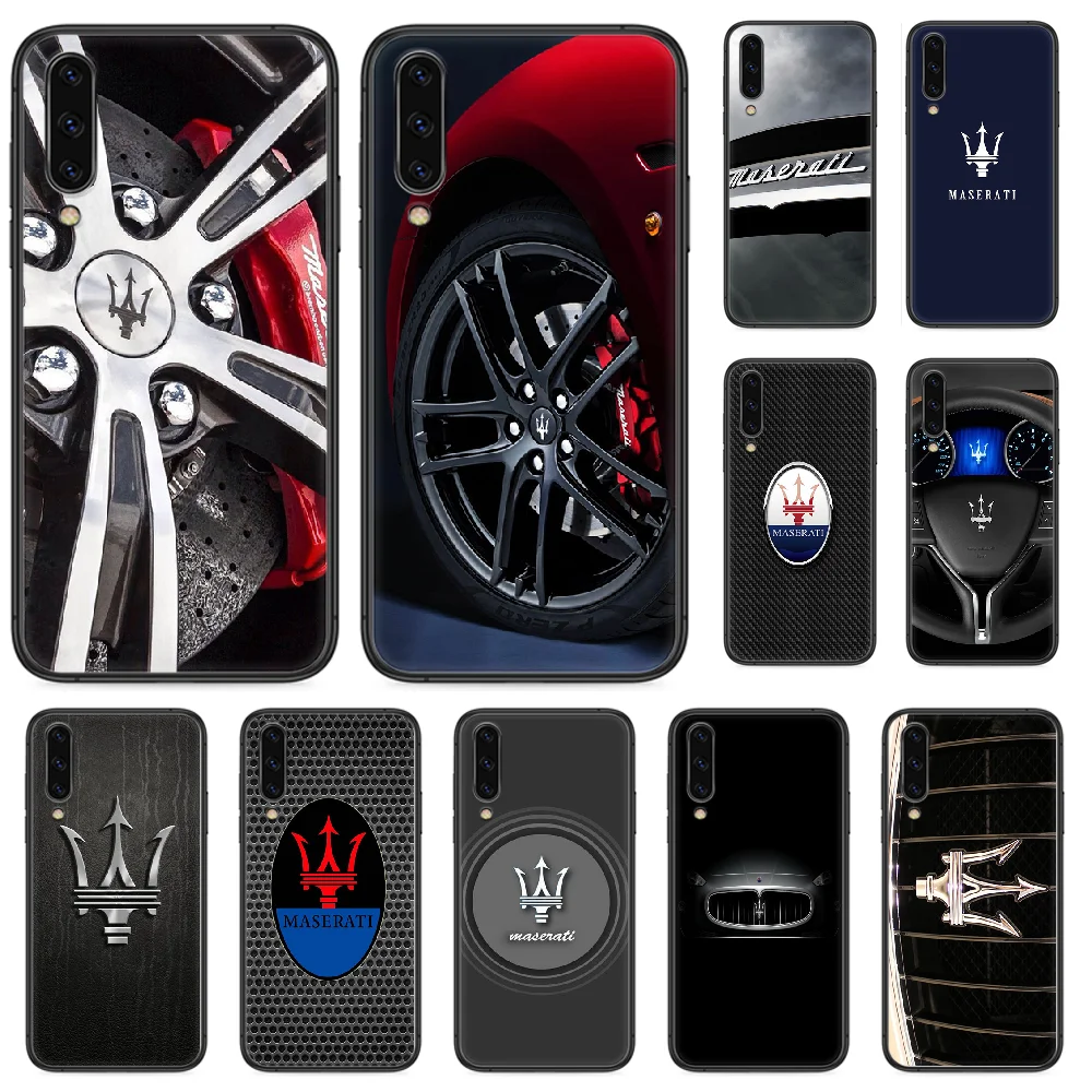 Чехол для телефона с логотипом Maserati Samsung Galaxy A 5 10 20 3 30 40 50 51 7 70 71 E S 4G 16 17 18|Бамперы| |