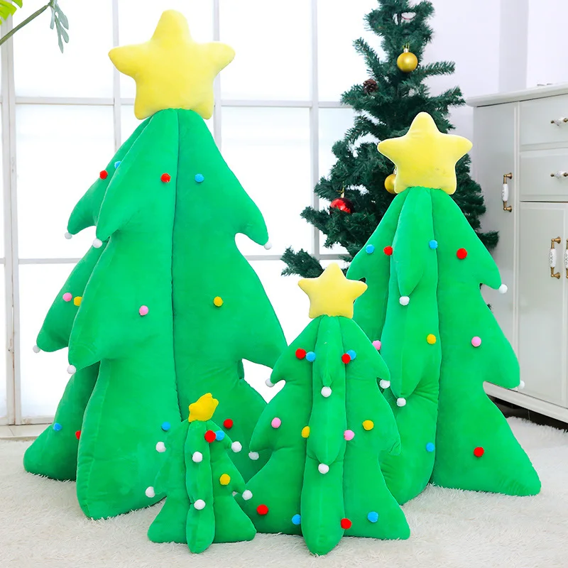 

Креативная Рождественская елка 35-85 см, плюшевые игрушки, имитация мягкой рождественской елки, плюшевая подушка, подарки для детей, Рождеств...