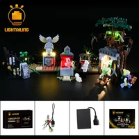 lightailing led light kit for 70420 graveyard mystery toy building blocks lighting set only