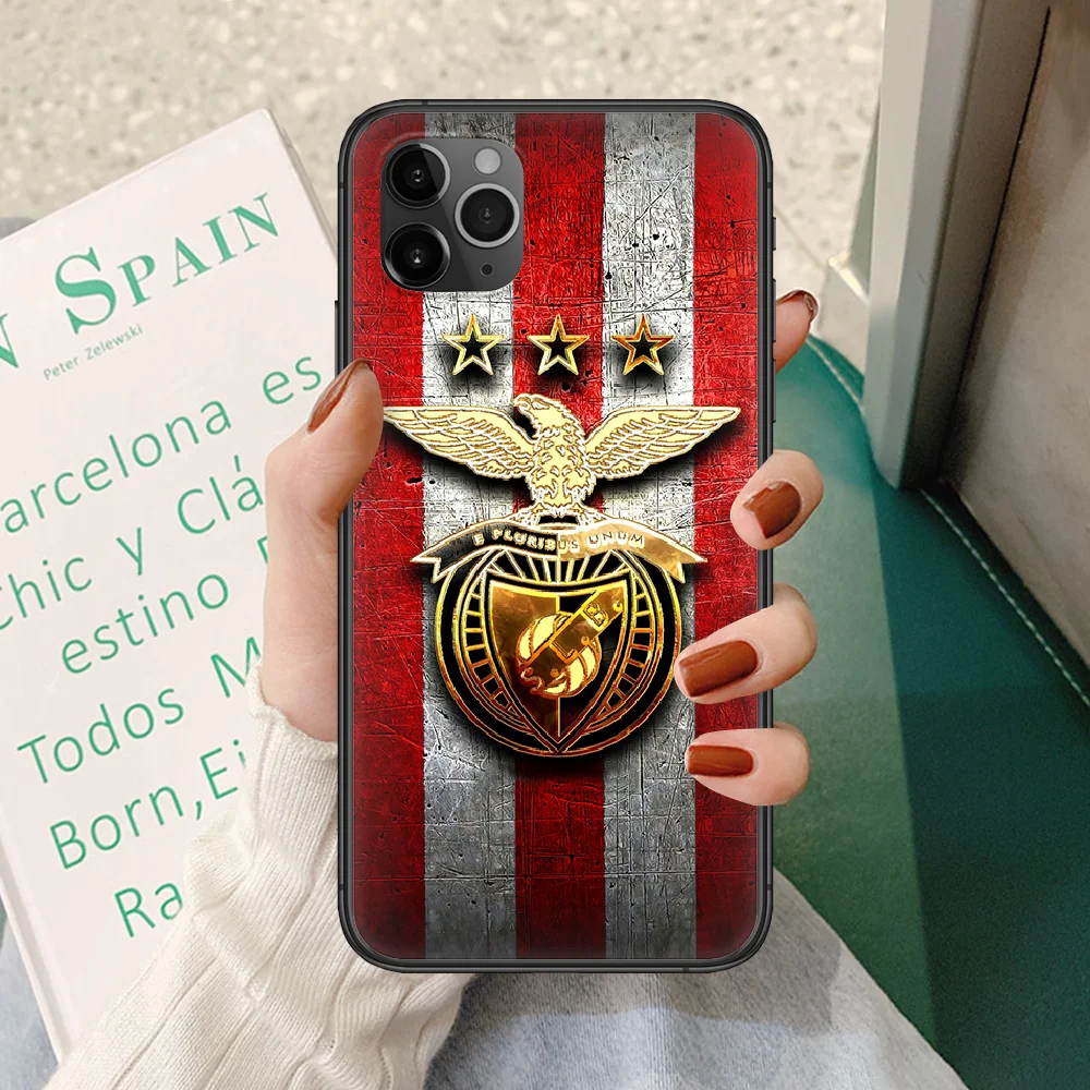 

Portugal Benfica soccer Phone case For iphone 4 4s 5 5S SE 5C 6 6S 7 8 plus X XS XR 11 12 mini Pro Max 2020 black prime fashion