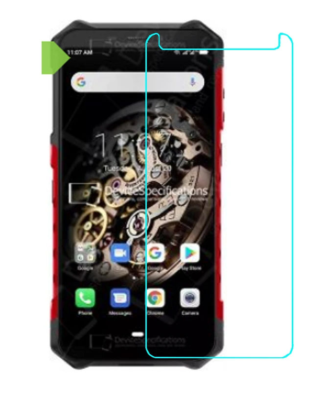 Закаленное стекло для телефона Ulefone Armor X5 защитная пленка экрана 5 дюйма с защитой