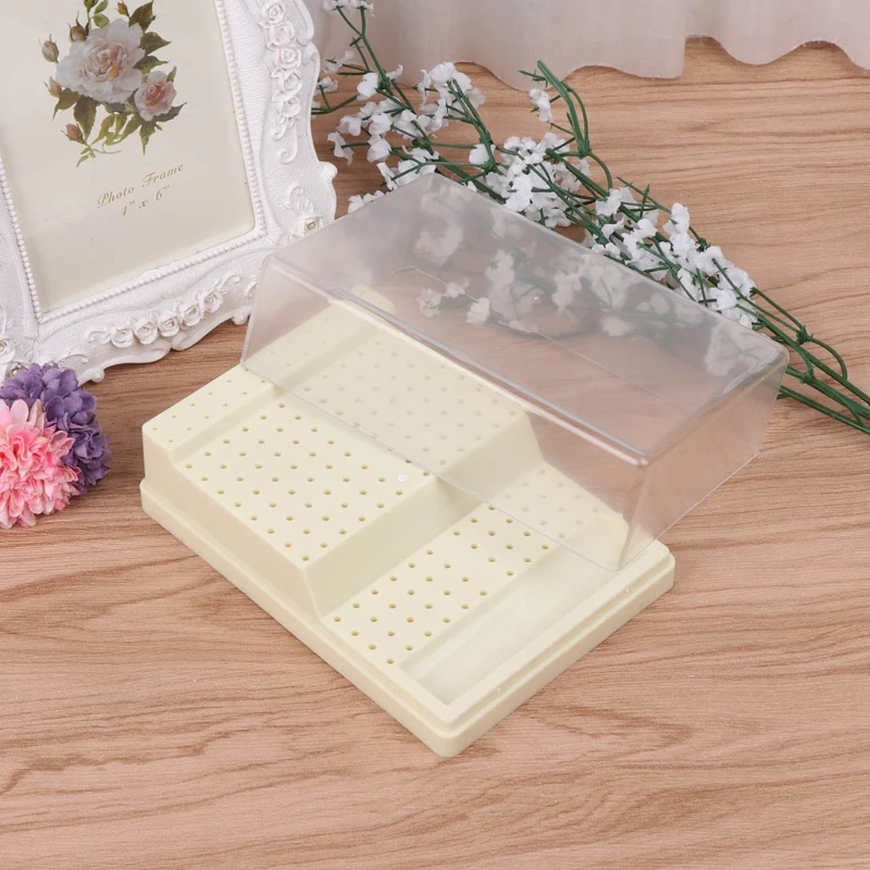 

168 Holes Dental Bur Block Holder Autoclave Sterilizer Case Disinfection Box New