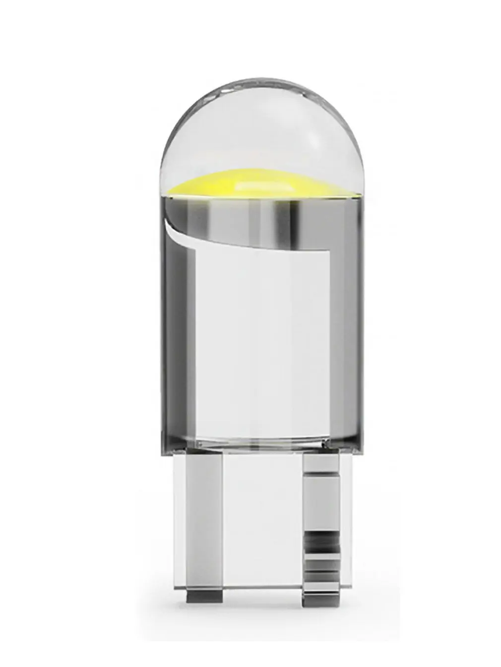

10 Pieces W5W 194 T10 Glass Housing High Brightness COB LED Car Lamp Wedge License Plate Light Dome Light Dropship