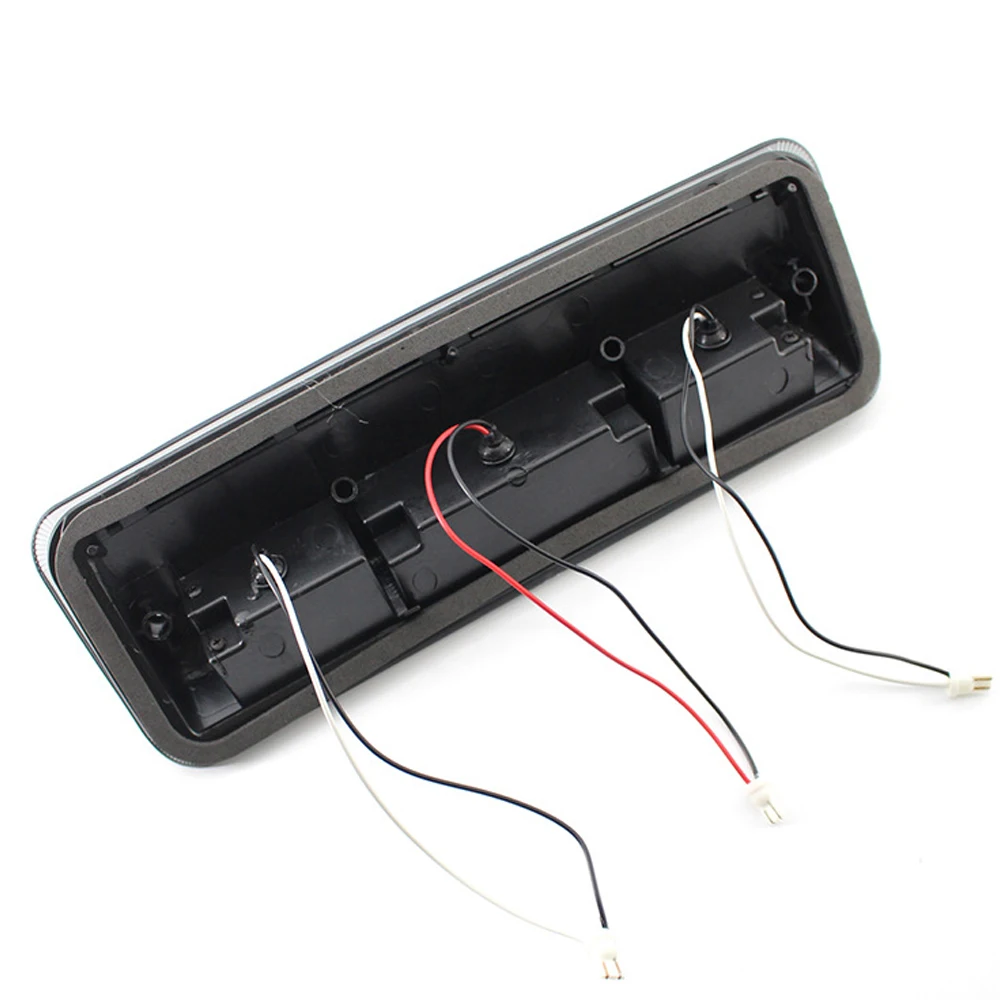 

COOYIDOM LED Third Brake Rear 3RD Tail Stop Cargo Light For Ford 2004-2008 F150 Clear Red Black housing shell Lense