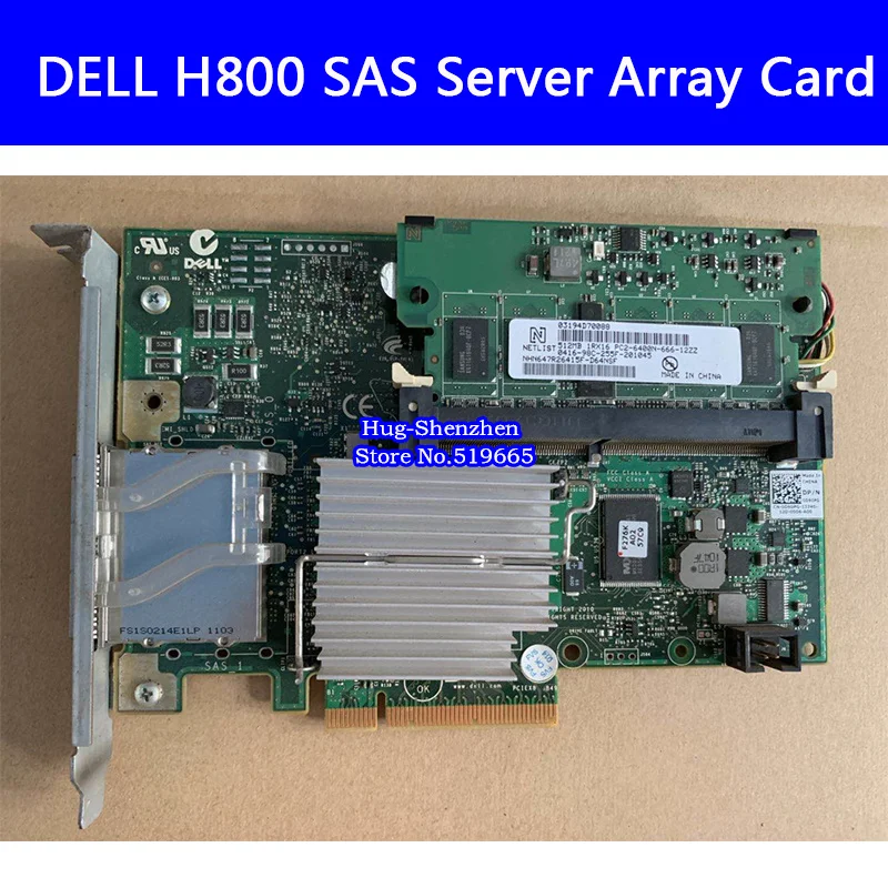 H800 массив карта raid 87V49 D90PG 5KYFR 6 ГБ с Кэш батареей для DELL 512 1g|Платы расширения| |