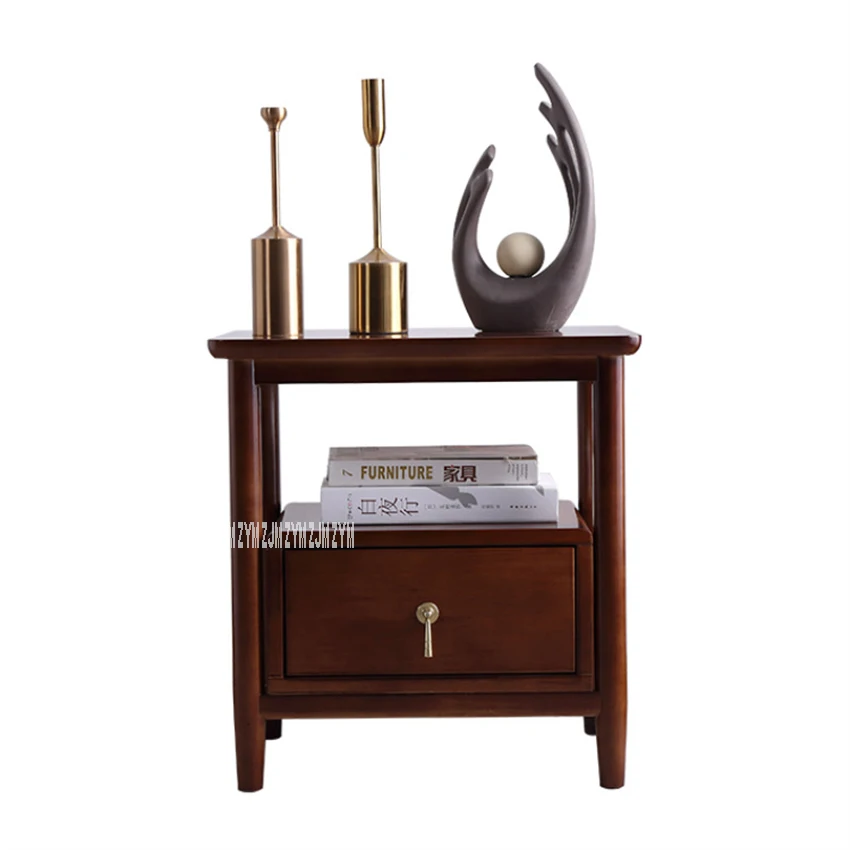 

803 Chinese Style Bedside Cupboard Nightstand Solid Wood High End Hotel Guest Room Bedside Table Locker Bedroom Night Table