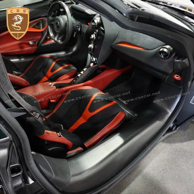 

Автомобильные аксессуары, подходят для McLaren 720s, настоящие сухие дверные пороги из углеродного волокна, OEM стиль, боковая Дверная панель, коромысло