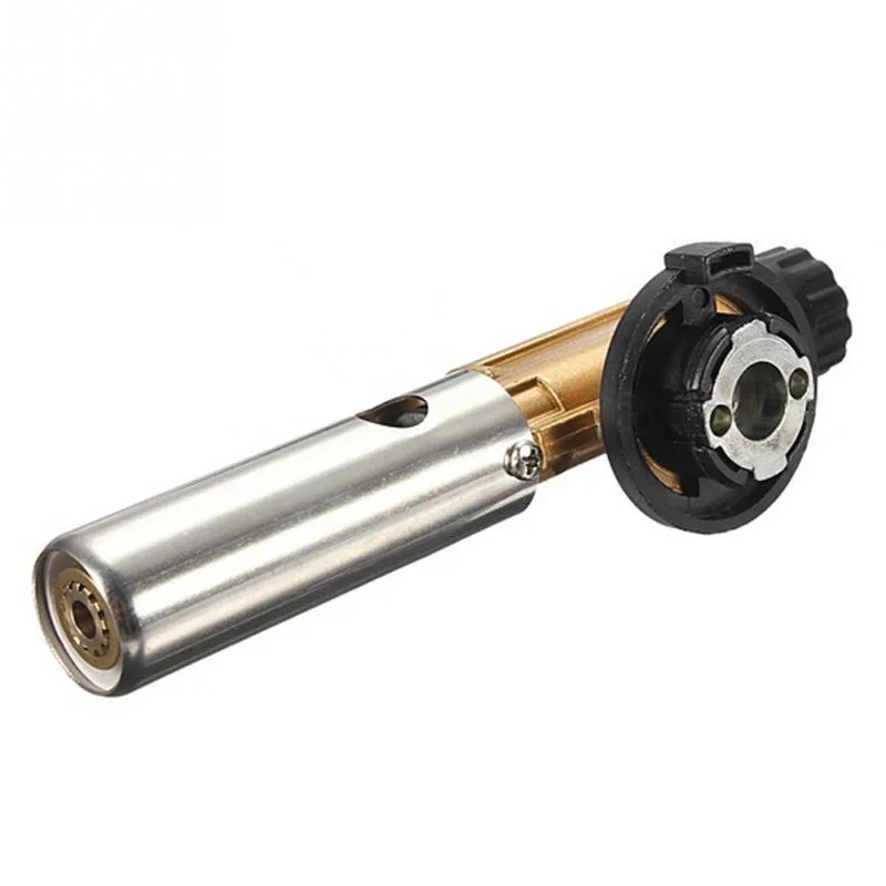 

Metal Electronic Ignition Flame Gun Welding Gas Torch Lighter Heating Butane Camping Hiking Equipment