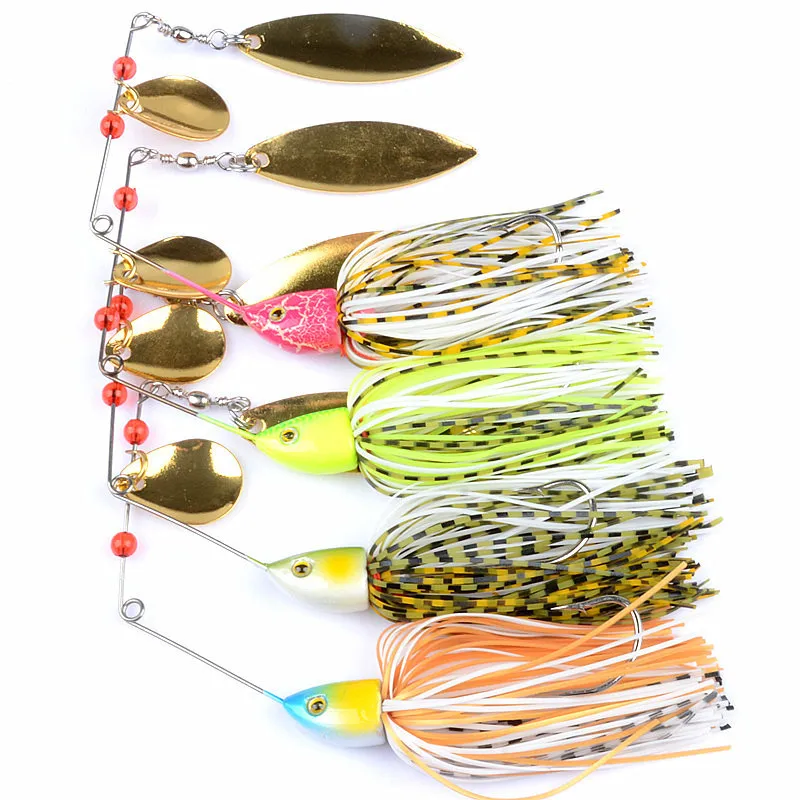 4 шт./лот 24 г блесна рыболовная приманка зумбейт воблер свимбейт с латунной