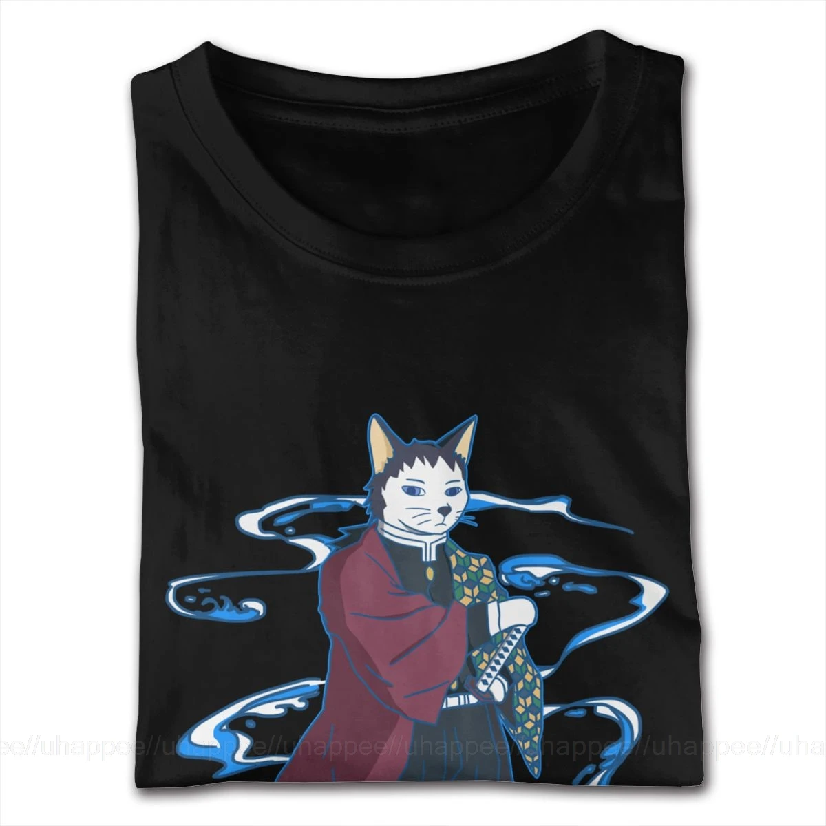 Харадзюку аниме Кот томиока Giyuu футболка демон Slayer рубашки мужские на заказ