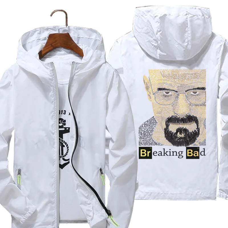 

2021 Men's windbreaker breaking bed 1 printing indbreak jacket Reflective Skin Sun Spring Autumn parkas