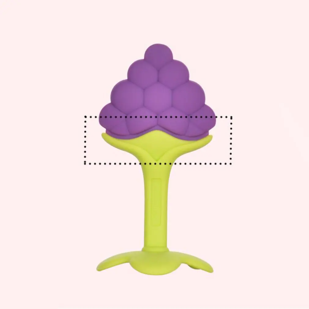 

Creative Fruit Design Baby Teether Teeth Nursing Toy BPA Free Soft Silicone Teether Safe Chew Toy Baby Teeth Soother
