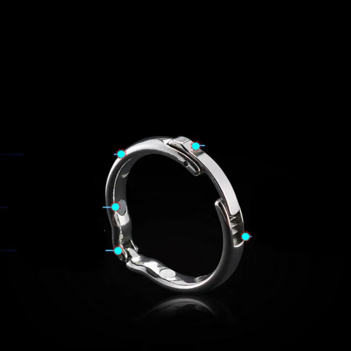 Кольцо для пениса из нержавеющей стали мужчин на пенис увеличивающий рост кольцо