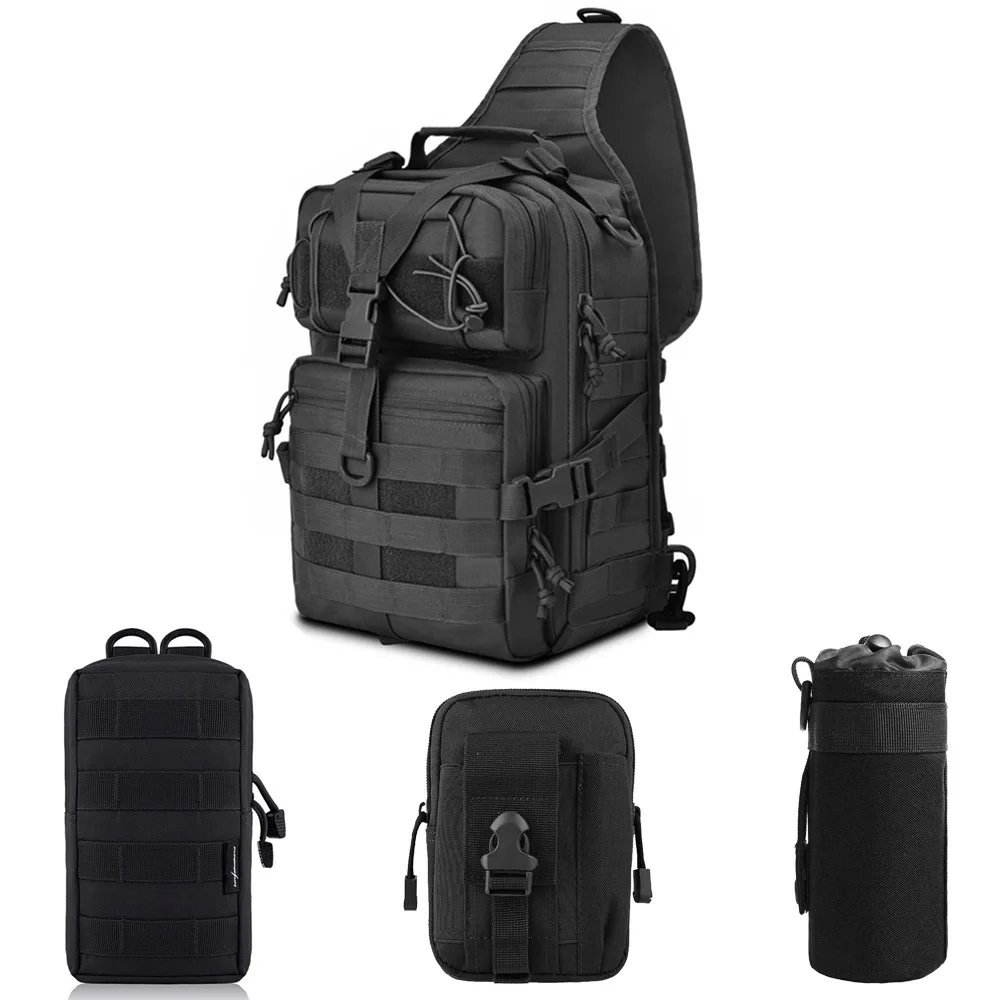 Уличный Тактический Рюкзак Molle Универсальный водонепроницаемый рюкзак с сумкой