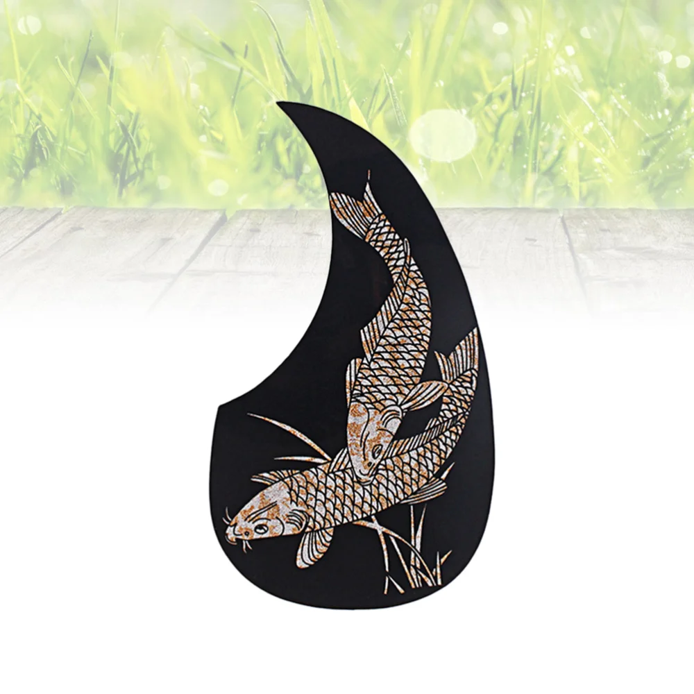 

1 Pc Guitar Pickguard Anti-Scratch Guard Plate Self-adhesive Pick White Fishes Guard Sticker for Acoustic Guitar Parts 128mm