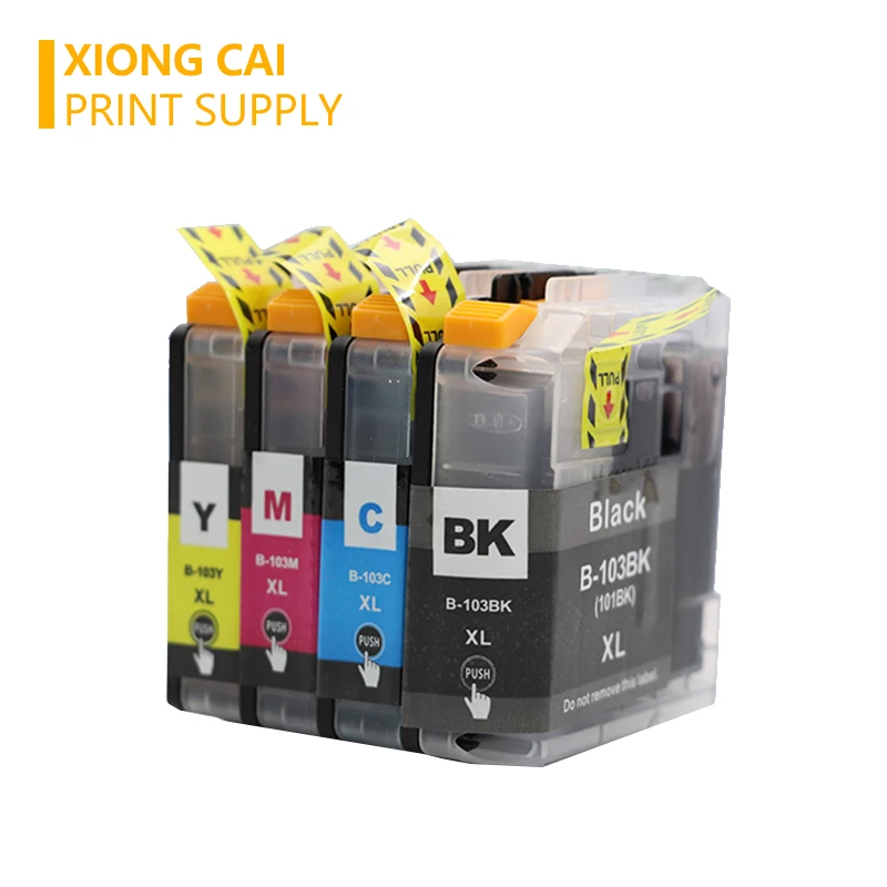 XiongCai совместимые картриджи для Brother LC103 MFC J4310DW J4410DW J4510DW J4610DW J4710DW J6520DW J285DW принтер