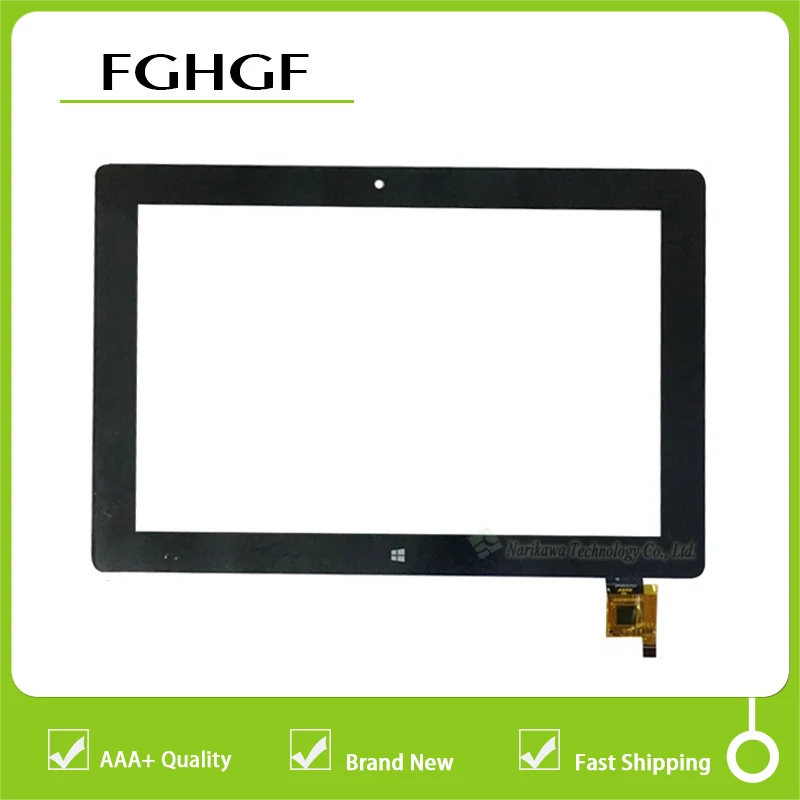 Новый сенсорный экран 10 1 дюйма с цифровым преобразователем и стеклянным