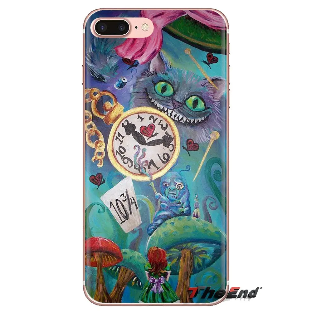 For Xiaomi Mi4 Mi5 Mi5S Mi6 Mi A1 A2 5X 6X 8 9 Lite SE Pro Max Mix 2 3 2S Alice in Wonderland Cheshire Cat Soft Silicone Case |