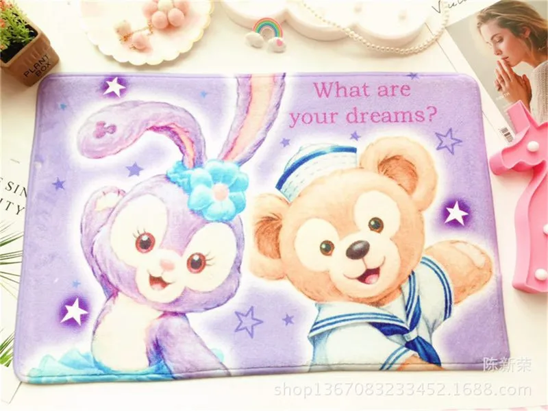 Disney Duffy стежок Микки фланелевый коврик для ванной впитывающий мягкий комнаты