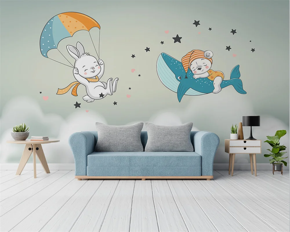 Beibehang Современные Настенные обои с ручной росписью на заказ домашний декор небо