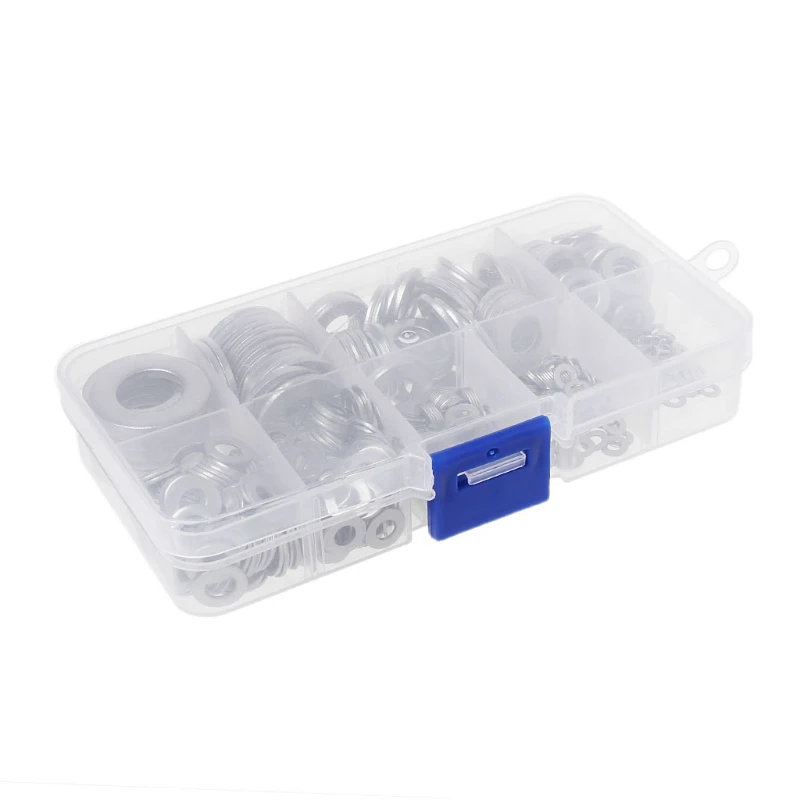 

New 304 Stainless Steel Flat Washers Assortment Set Plain Ring Fastener Gasket