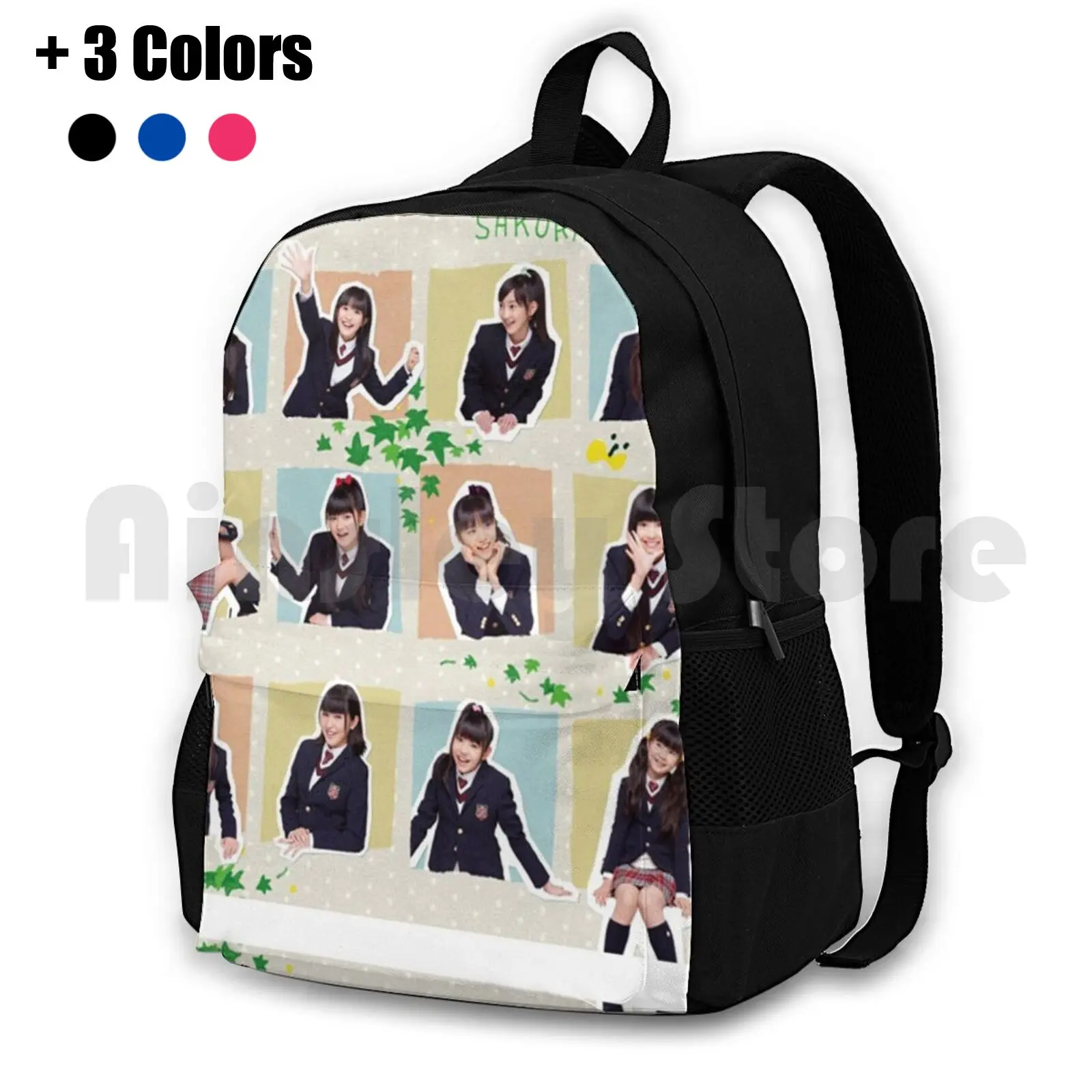 

Sakura Gakuin ( 2012 ) Outdoor Hiking Backpack Riding Climbing Sports Bag Sakura Gakuin Cherry Blossom Academy Band Jpop J Pop