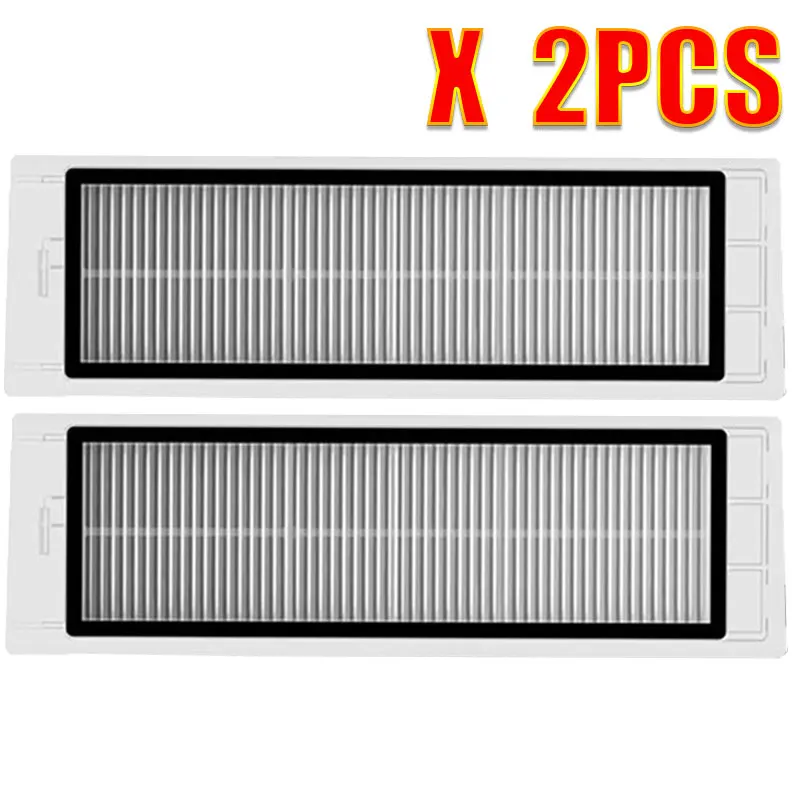 2pcs 4 HEPA фильтра+ 6 боковых щеток+ 2 основных щетки для Xiaomi Mi робот пылесос 2 Roborock S50 Запчасти для пылесоса аксессуары - Цвет: 2pcs