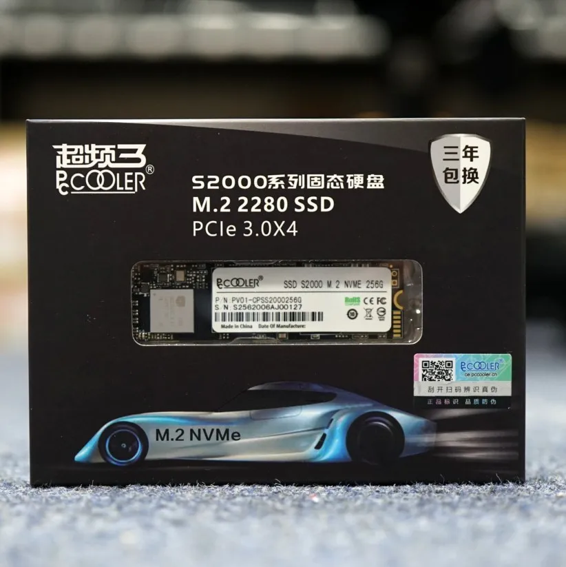 Твердотельный накопитель PCCOOLER M.2 SSD M2 256 Гб PCIe NVME 128 ГБ внутренний жесткий диск 2280